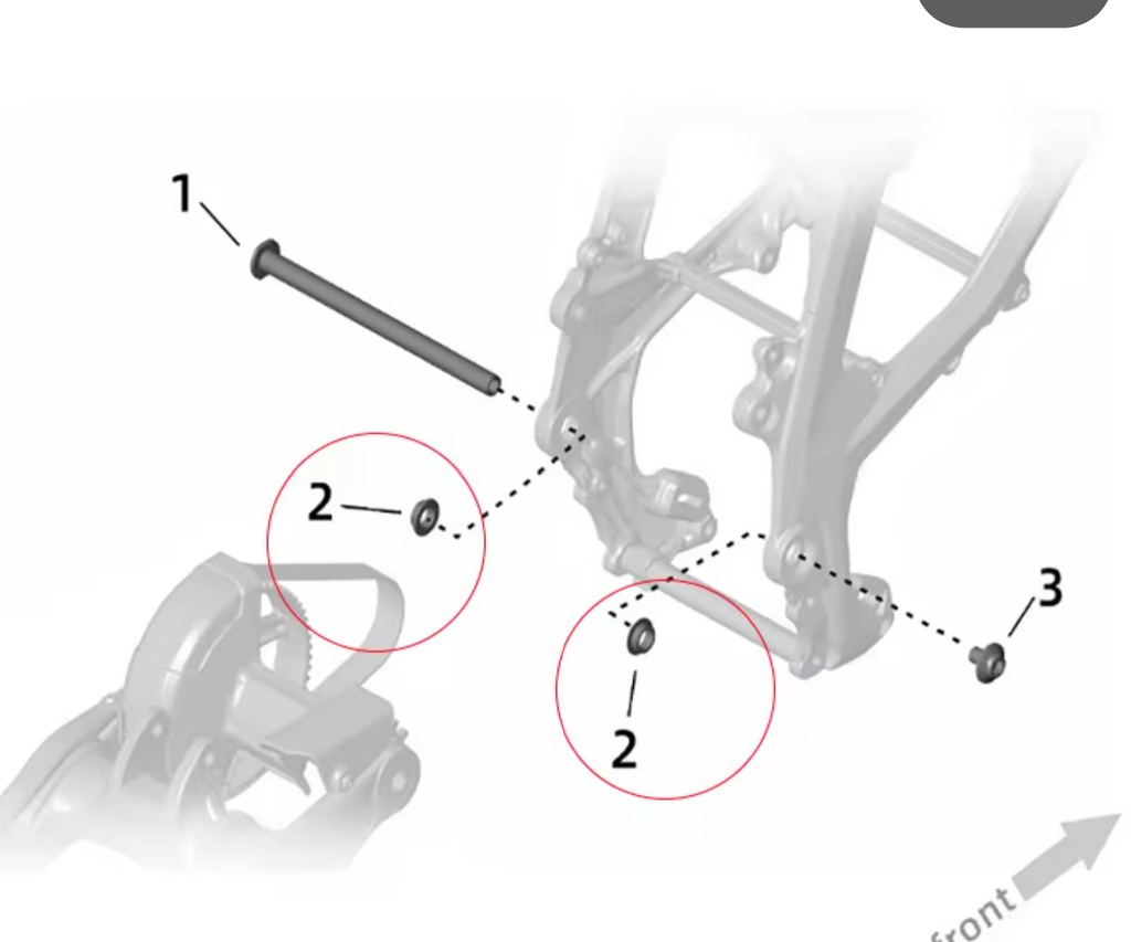 Surron Ultra Bee Spacers (Top Hats)